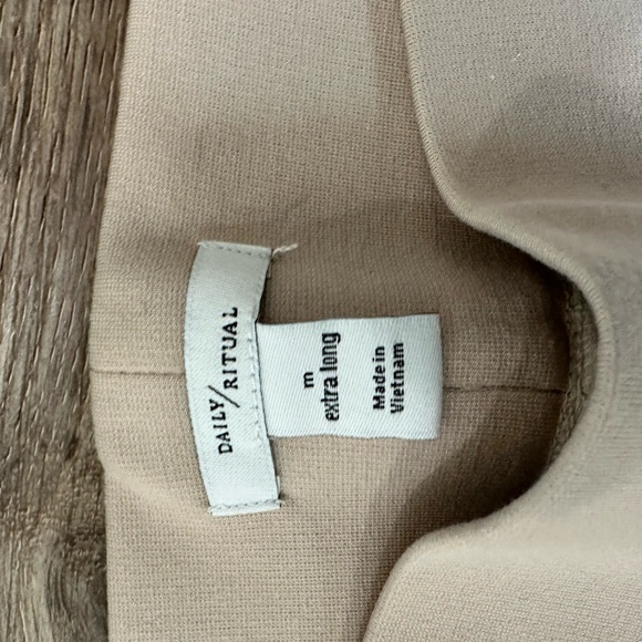 Daily Ritual Tan Pants - Picture 2 of 2